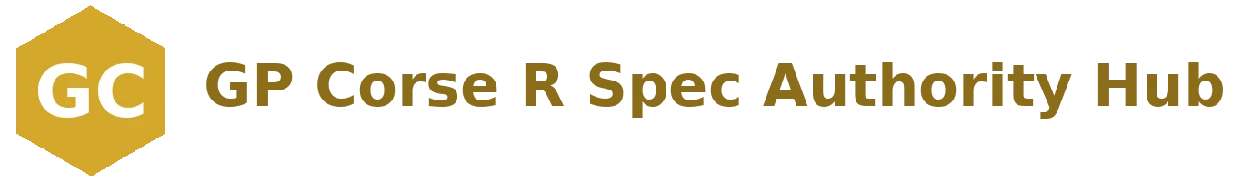 GP Corse R Spec Authority Hub